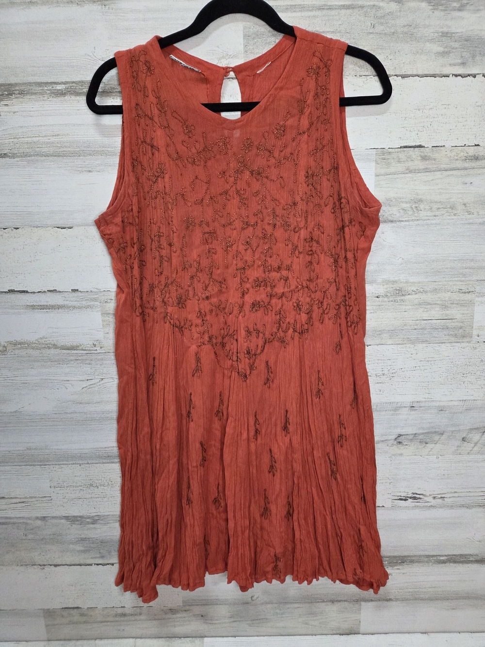 90s Embroidered Hippy Fairy Mini Sun Dress Size XL